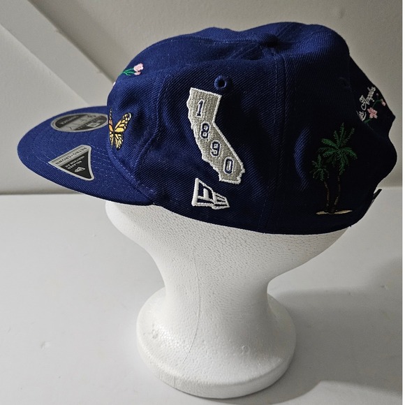 New Era Los Angeles Dodgers MLB 9FIFTY Cherry Blossom Snapback Hat - Picture 8 of 10